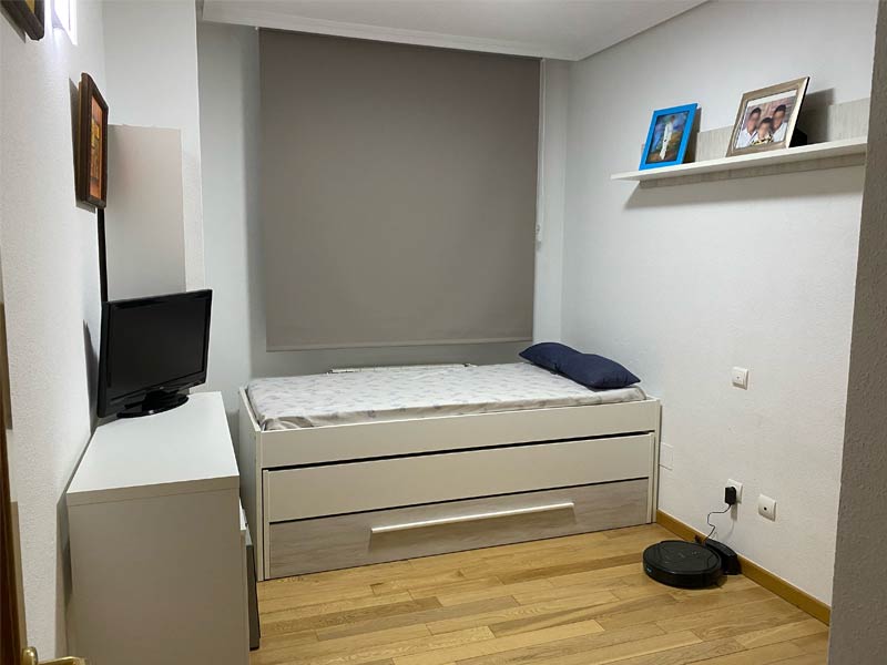 Foto de cliente de Cama Nido con Cajones Elliot 190x90 cm + Estantería Blanco
