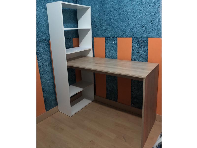 Foto de cliente de Habitación Juvenil Moderna Pack Muebles Color Blanco Artik y Roble Canadian