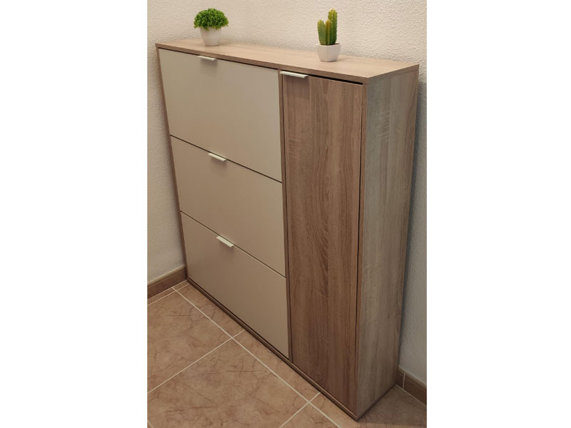 Foto de cliente de Mueble Zapatero Recibidor Pasillo 4 Puertas Class 106 cm