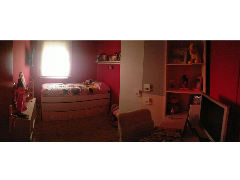 Foto de cliente de Mesa escritorio juvenil color rosa 90 cm