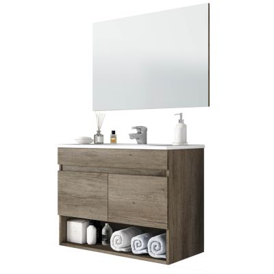 mueble baño suspendido
