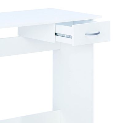 Escritorio juvenil con cajón blanco