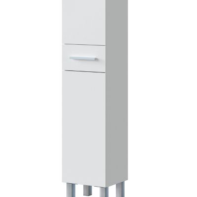 Columna de baño athenea en blanco brillo