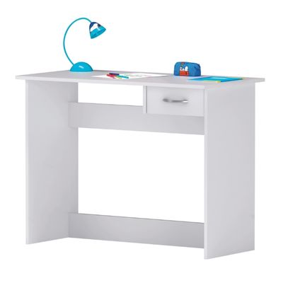 Escritorio mesa juvenil con cajón blanco