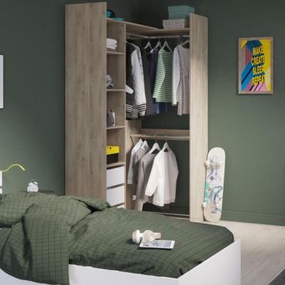 Vestidor swing 3 cajones fabricado en melamina
