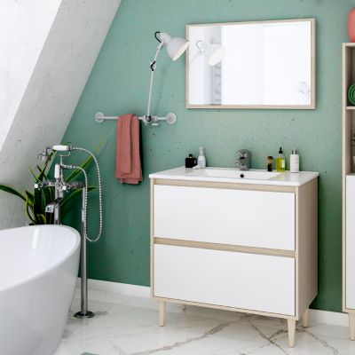 Mueble de baño con patas verona melamina