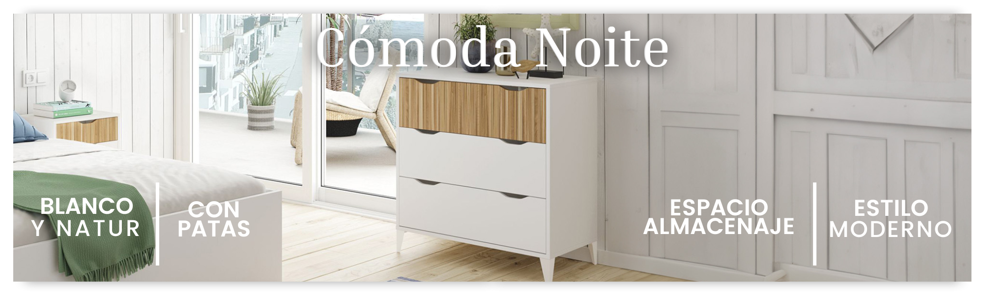 Cómoda NOite 3 Cajones