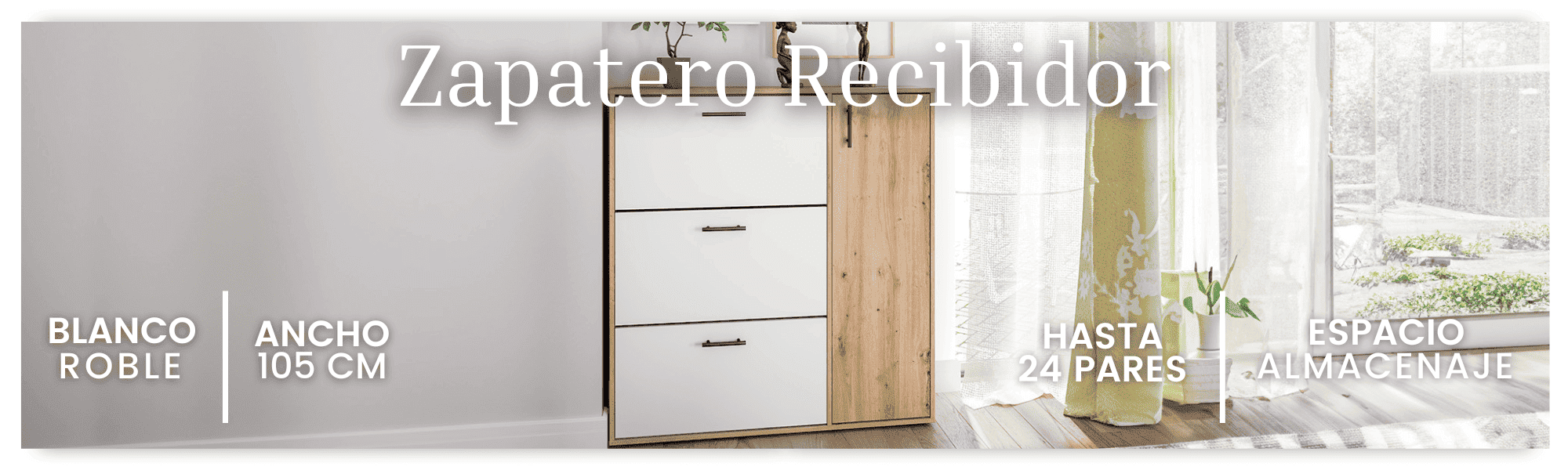 Zapatero Recibidor 4 Puertas