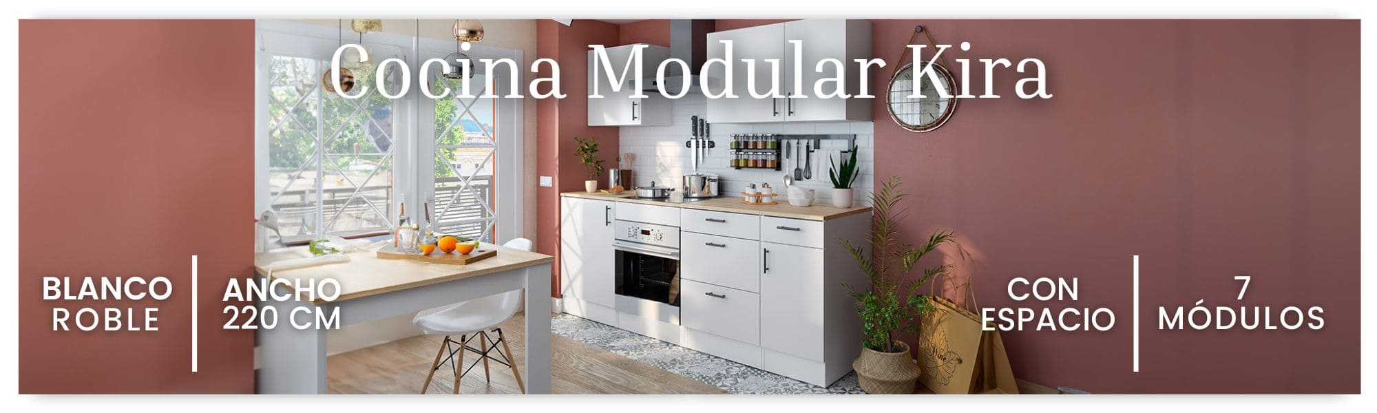 Cocina Modular Kira 7 Módulos